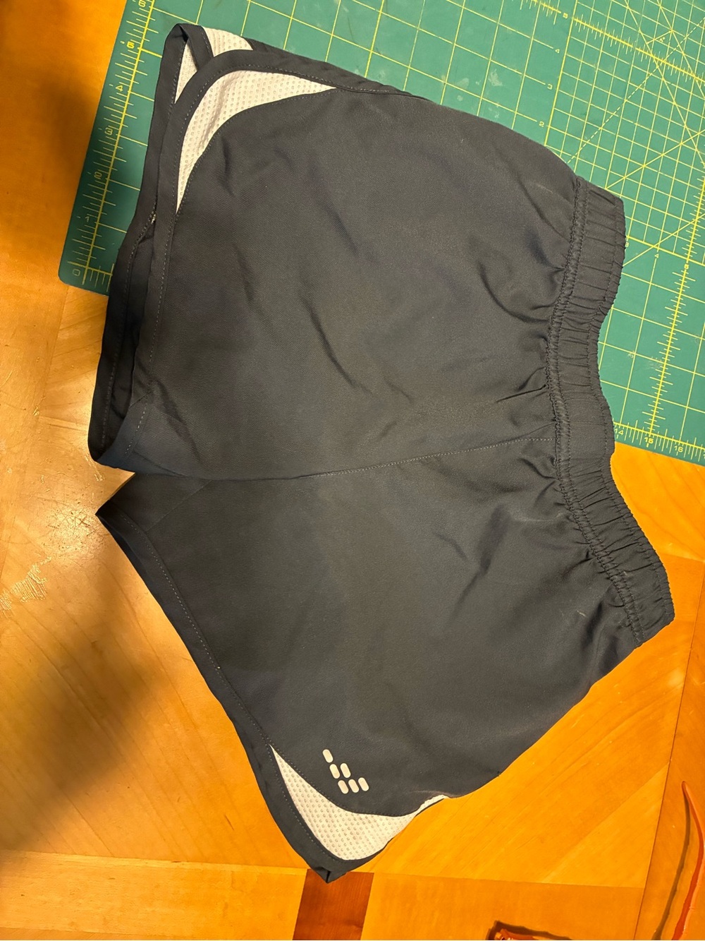 bcg Black Men's Athletic Shorts with White Logo